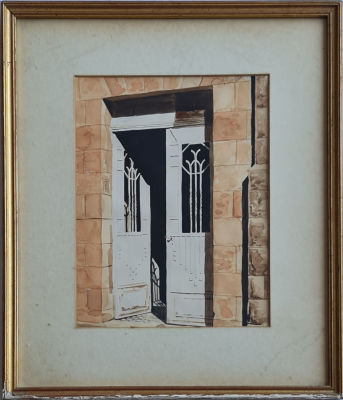 ARIE AZENE - Technique: WATERCOLOR Size: 35x25