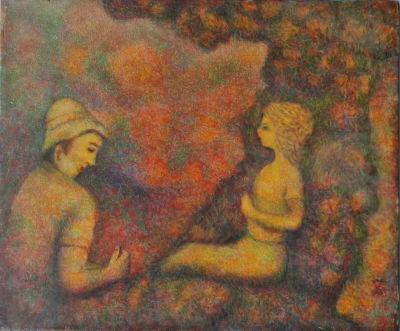 ARIE KAPLUN - Technique: OIL ON CANVAS Size: 54x65