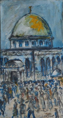 DAVID SHMOKLER - Technique: OIL ON CANVAS Size: 73x40