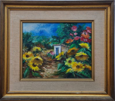 HEDDY KUN - Technique: OIL ON ARTIST BOARD Size: 31x38