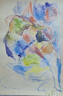PINCHUS ZINOWITZ - Technique: WATERCOLOR Size: 100x70