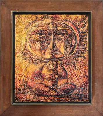 YOSSI STERN - Technique: OIL ON CANVAS Size: 35X40