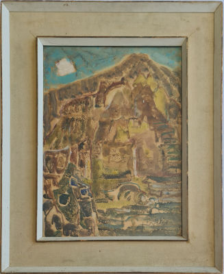 MORDECHAI LEVANON - Technique: GOUACHE Size: 49x34 Date: 1960