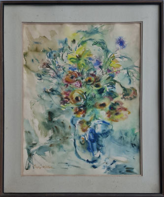 LUIZA WILHELM - Technique: WATERCOLOR Size: 70x50