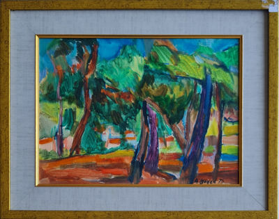 ALEXANDER BOGEN - Technique: OIL ON ARTIST BOARD Size: 30x40