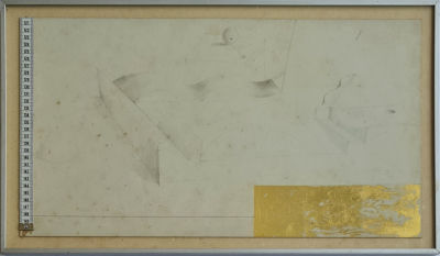 DANI KARAVAN - Technique: DRAWING AND COLLAGE Size: 30x56