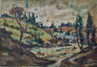 YEHUDA RODAN - Technique: OIL ON CANVAS Size: 65x93