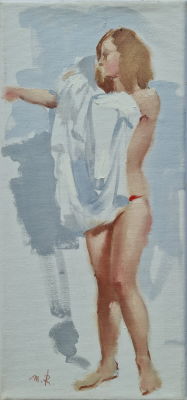 MISHA RAPOPORT - Technique: OIL ON CANVAS Size: 39x19