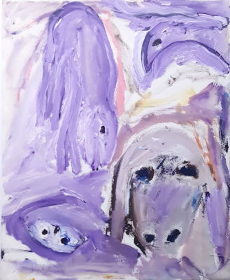 MENASHE KADISHMAN - Technique: ACRYLIC ON CANVAS Size: 80x65