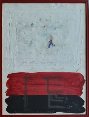 PINCHAS COHEN GAN - Technique: OIL ON PAPER Size: 70x50