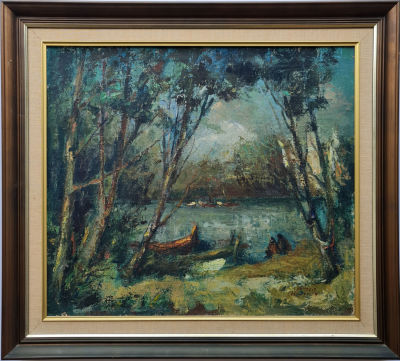 SHMUEL OVADIAHU - Technique: OIL ON CANVAS Size: 58x66