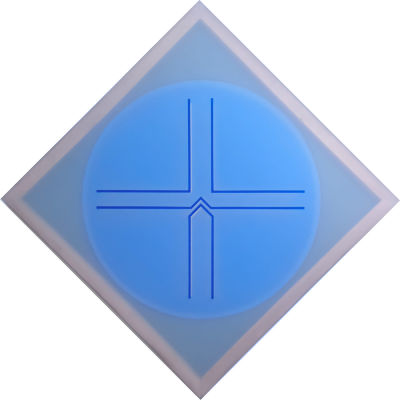 BENNY EFRAT - Technique: OIL ON CANVAS Size: 130x130 Date: 1977