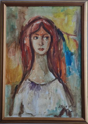 ELIAHU ADLER - Technique: OIL ON CANVAS Size: 70x48