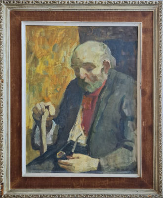 ED ADLER - Technique: OIL ON CANVAS Size: 70X50