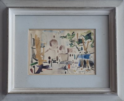 ROBERT BASER - Technique: WATERCOLOR Size: 12x18