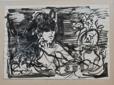 AVINOAM KOSOWSKI - Technique: MARKER Size: 20X30