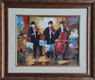 YAACOV CHAYAT - Technique: OIL ON CANVAS Size: 50X60