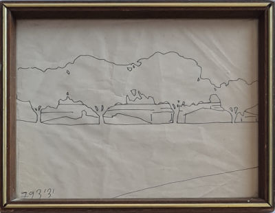 YADID RUBIN - Technique: DRAWING Size: 19X24 Date: 1979