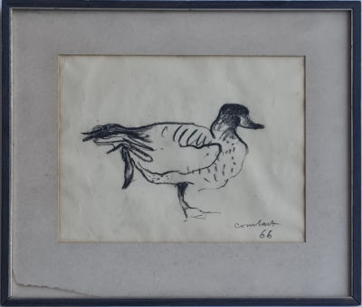 YOSSEF CONSTANT - Technique: CHARCOAL Size: 20x25 Date: 1966