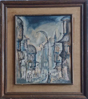 YOSSI STERN - Technique: OIL ON CANVAS 
Size: 50x40