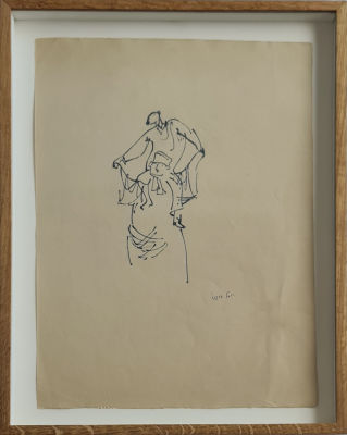 YOSL BERGNER - Technique: MARKER 
Size: 41X29