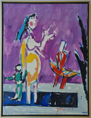 PINCHAS LITVINOVSKI - Technique: OIL ON CANVAS 
Size: 60x46