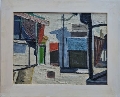 SHMUEL TEPLER - Technique: OIL ON CANVAS 
Size: 34x44 
Date: 1984