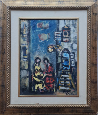 YAACOV WEXLER - Technique: OIL ON CANVAS 
Size: 65x48