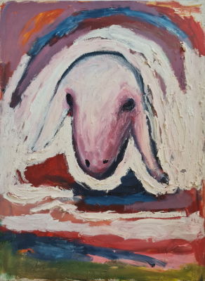 MENASHE KADISHMAN - Technique: ACRYLIC ON CANVAS 
Size: 80X60