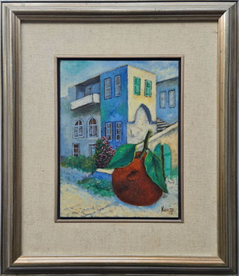 ZEEV KUN - Technique: OIL ON ARTIST BOARD Size: 30x22