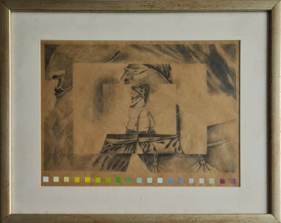 ODED FEINGERSH - Technique: CHARCOAL Size: 29x38