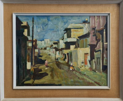 ED ADLER - Technique: OIL ON CANVAS Size: 50x65