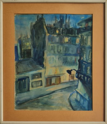 LUIZA WILHELM - Technique: WATERCOLOR Size: 42x33 Date: 1950