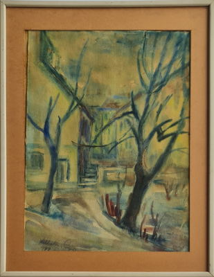 LUIZA WILHELM - Technique: WATERCOLOR Size: 49x34 Date: 1949