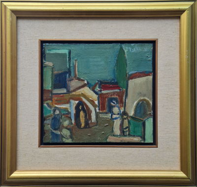 AHARON GILADI - Technique: OIL ON CANVAS Size: 24x27