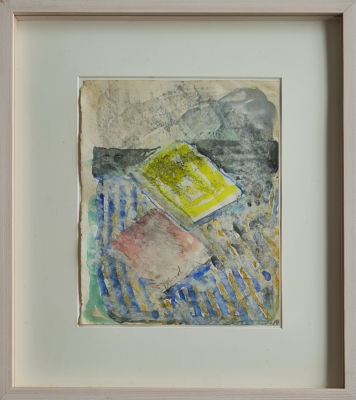 YEHEZKEL STREICHMAN - Technique: WATERCOLOR Size: 27x21