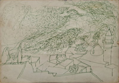 ELIAHU GAT - Technique: MARKER Size: 34x48