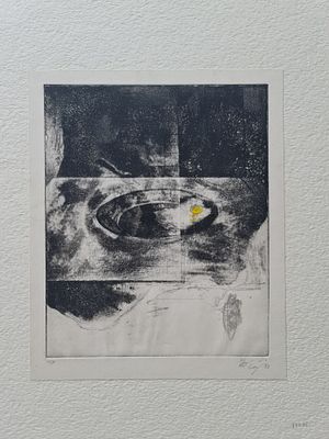 RAANAN LEVY - Technique: ETCHING SIGNED BY HAND Size: 34X28 Date: 1983