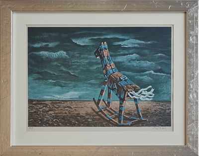 YOSL BERGNER - Technique: LITHO A.P SIGNED BY HAND Size: 40X50