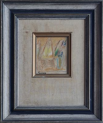 ITZHAK FRENKEL FRENEL - 
* . 
. Technique: PASTEL Size: 12x10