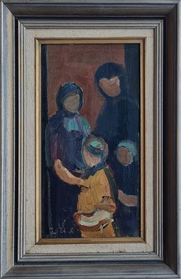 AHARON GILADI - 
* . 
. Technique: OIL ON CANVAS Size: 38x20