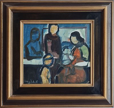 AHARON GILADI - 
* . 
. Technique: OIL ON CANVAS Size: 24x27