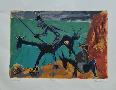 MARCEL JANCO - 
* . 
. Technique: LITHO SIGNED BY HAND Size: 50X65