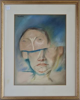 DAVID MESHULAM - 
* . 
. Technique: PASTEL Size: 49X34