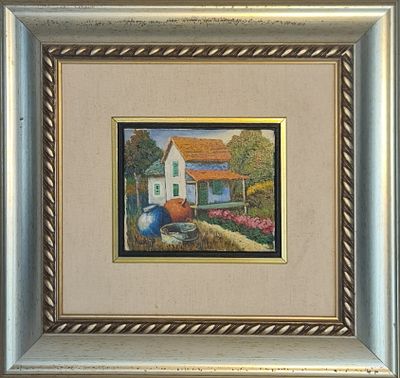 ZEEV KUN - Technique: OIL ON CANVAS Size: 13X16