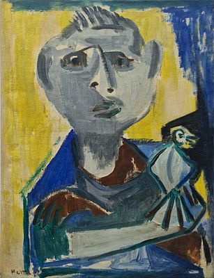 DAVID MESSER - Technique: OIL ON CANVAS Size: 64x49