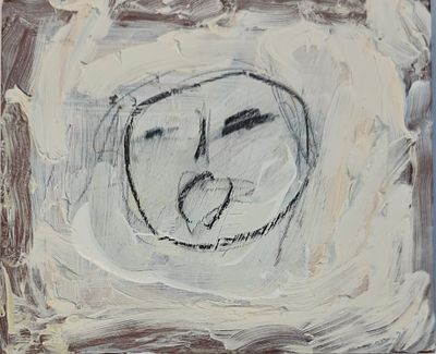 MENASHE KADISHMAN - Technique: ACRYLIC ON WOOD Size: 15x18