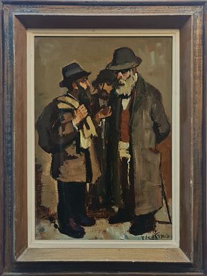 ED ADLER - Technique: OIL ON CANVAS Size: 47x34