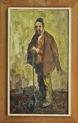 ED ADLER - Technique: OIL ON CANVAS Size: 70X40