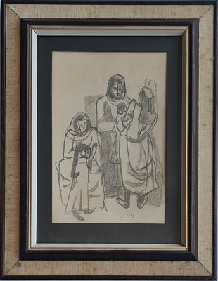 LEO ROTH - Technique: DRAWING Size: 28x19